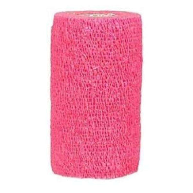 Bandage CoFlex 2"x5yd Compression Elastic Neon Pink Latex Non-Sterile 36/Bx - Surgical Supplies NY